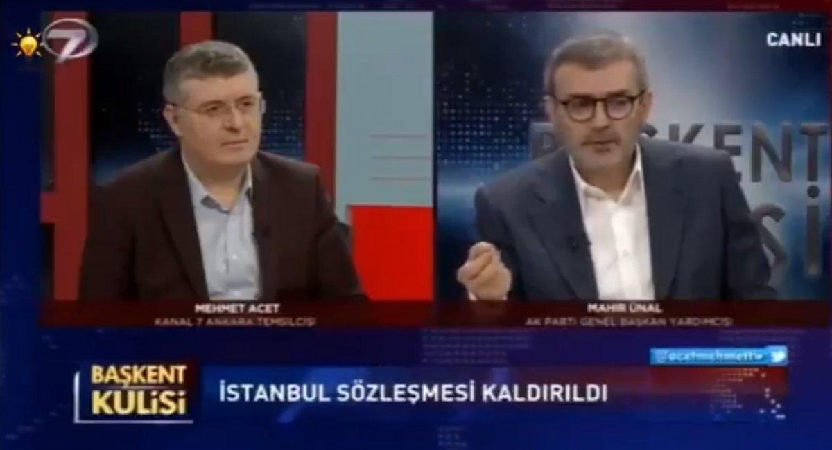 Mahir Ünal Türkiye'nin İstanbul Sözleşmesi'nden çekilmesini değerlendirdi