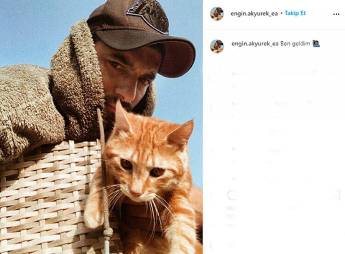Engin Akyürek'in ilk paylaşımı