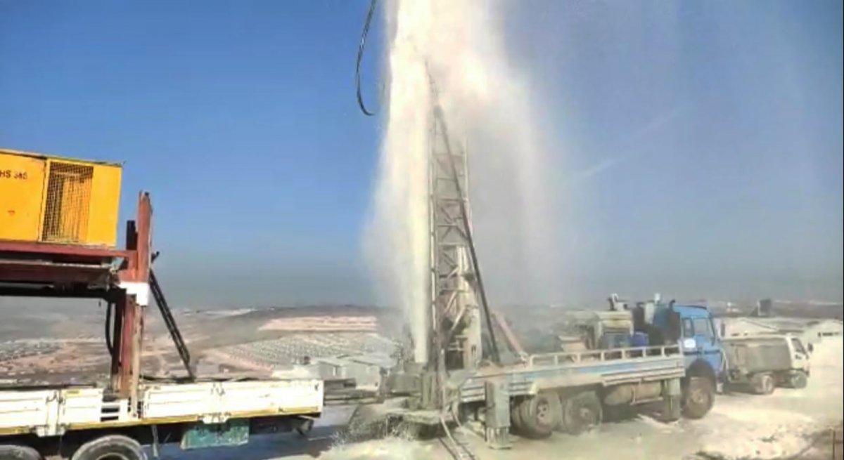 Suriye’deki kamplar suya kavuşuyor