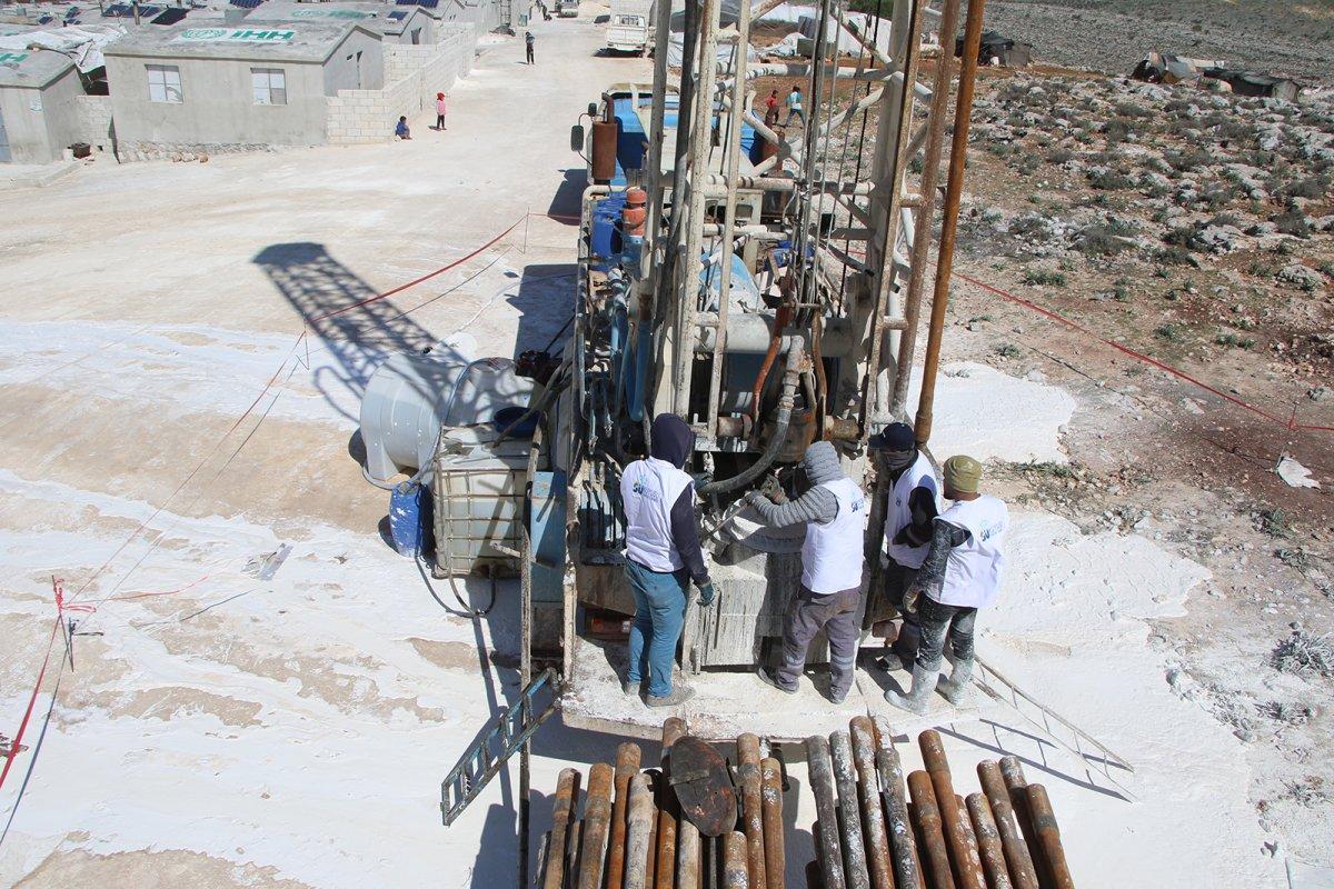 Suriye’deki kamplar suya kavuşuyor