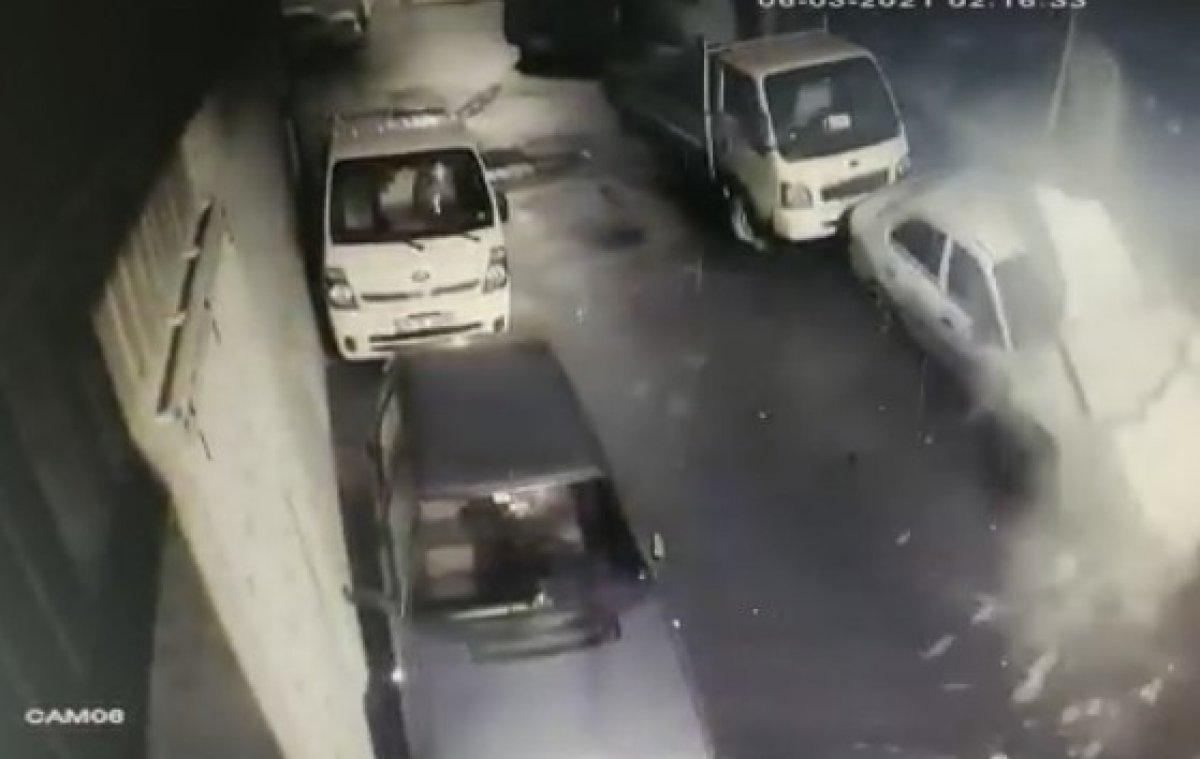 Şişli’de lastik deposunda patlama