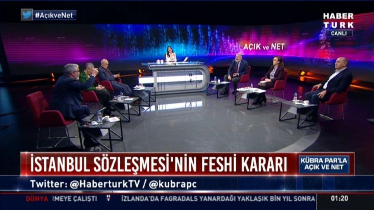 Hadi Özışık ile Bahadır Erdem'in yüksek sesli tartışması