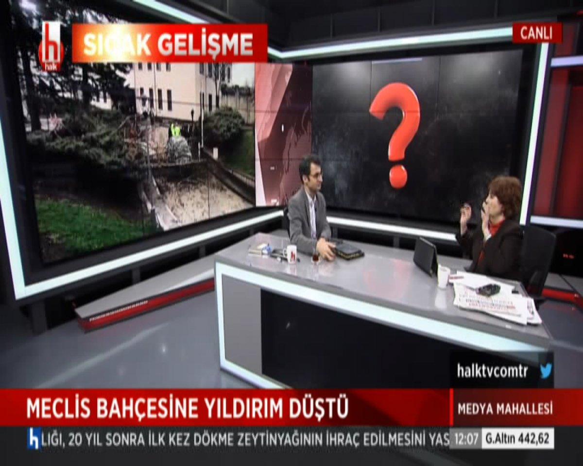 Ayşenur Arslan Meclis'e düşen yıldırımı Erdoğan'a bağladı