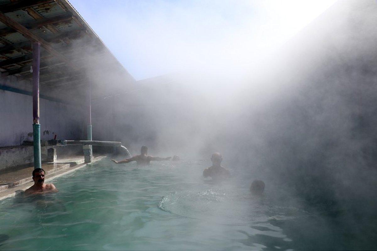 Ağrı'da Diyadin kaplıcaları ilgi görüyor