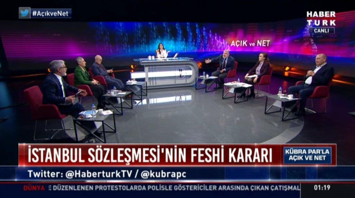 Hadi Özışık ile Bahadır Erdem'in yüksek sesli tartışması