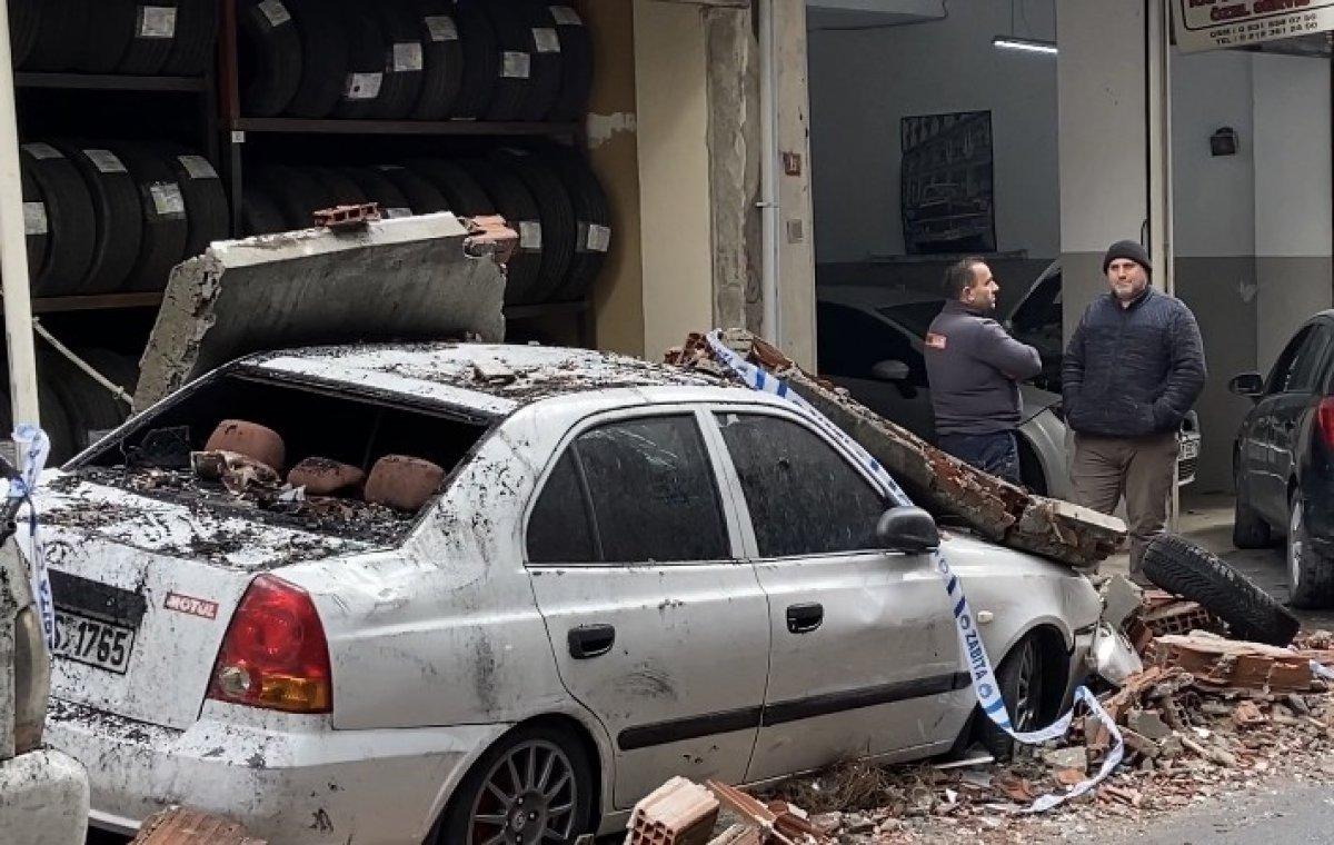 Şişli’de lastik deposunda patlama