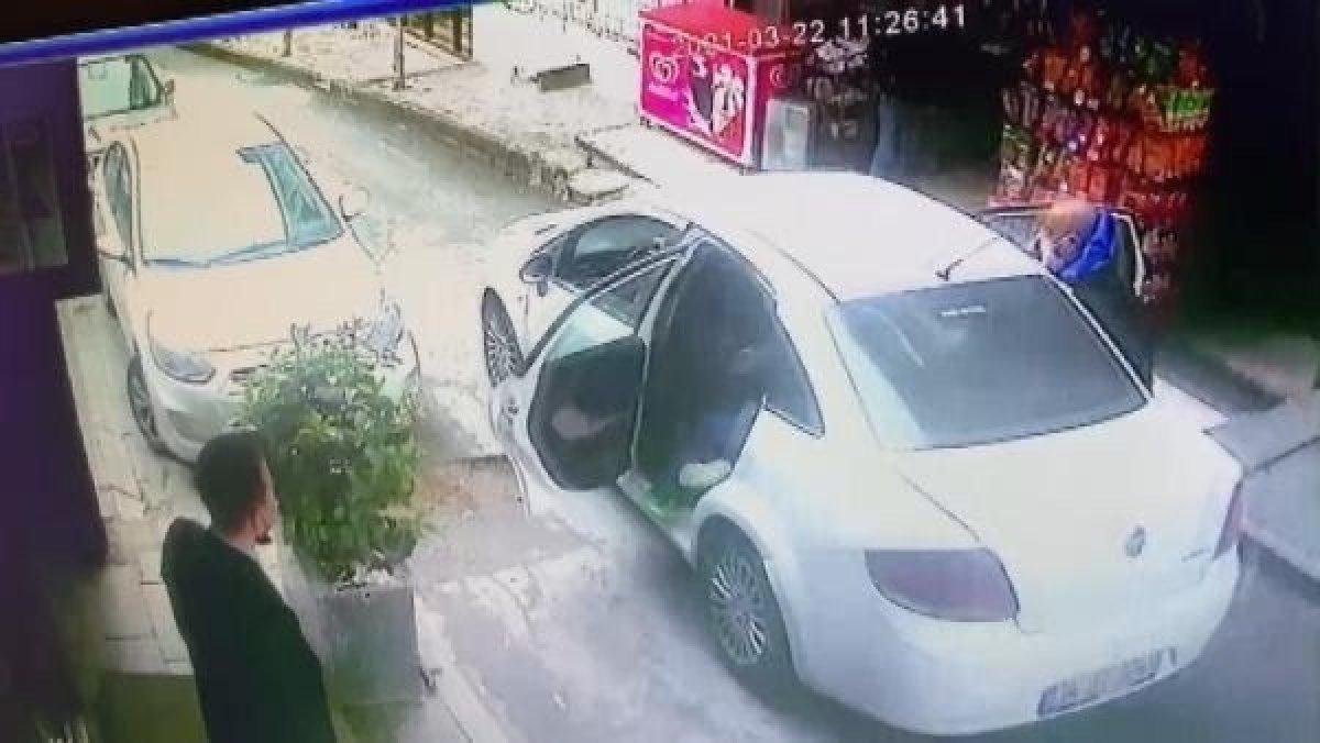 Şişli'de çantası alınmak istenen kadının gaspçılara karşı mücadelesi