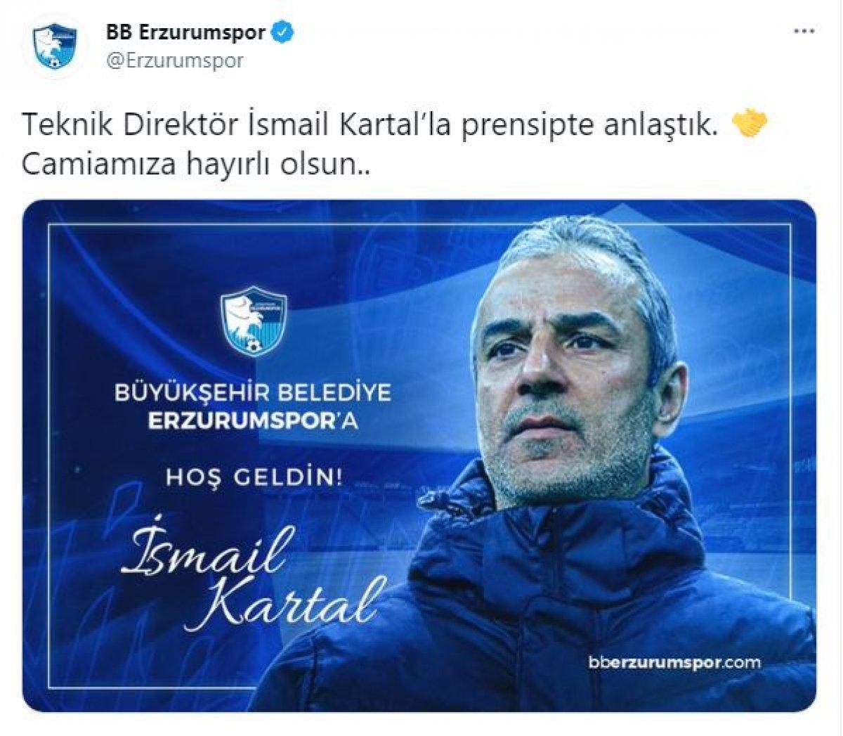 İsmail Kartal BB Erzurum'la, Şenol Can Kasımpaşa ile anlaştı
