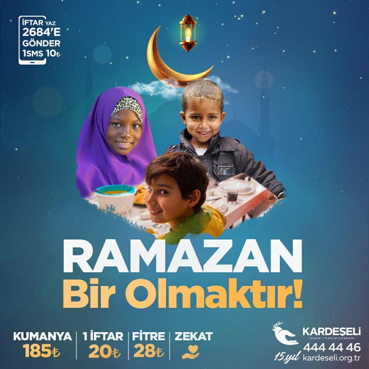 Kardeş Eli Derneği Ramazan Ayına Hazır