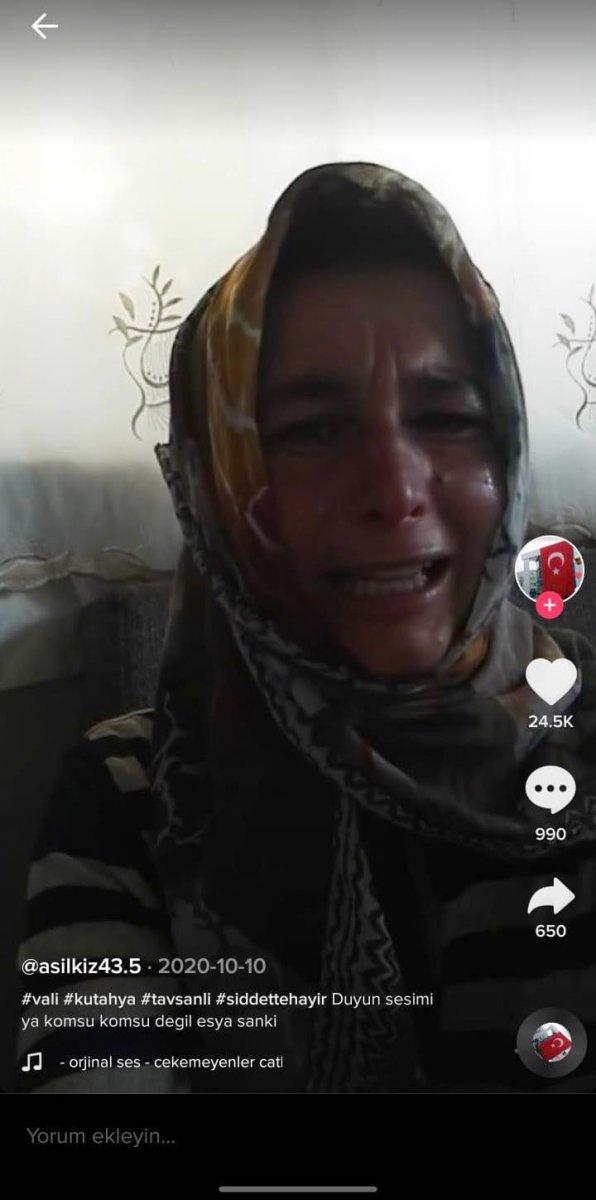 Kütahya'da TikTok üzerinden yardım isteyen kadın ile ilgili valilik açıklama yaptı