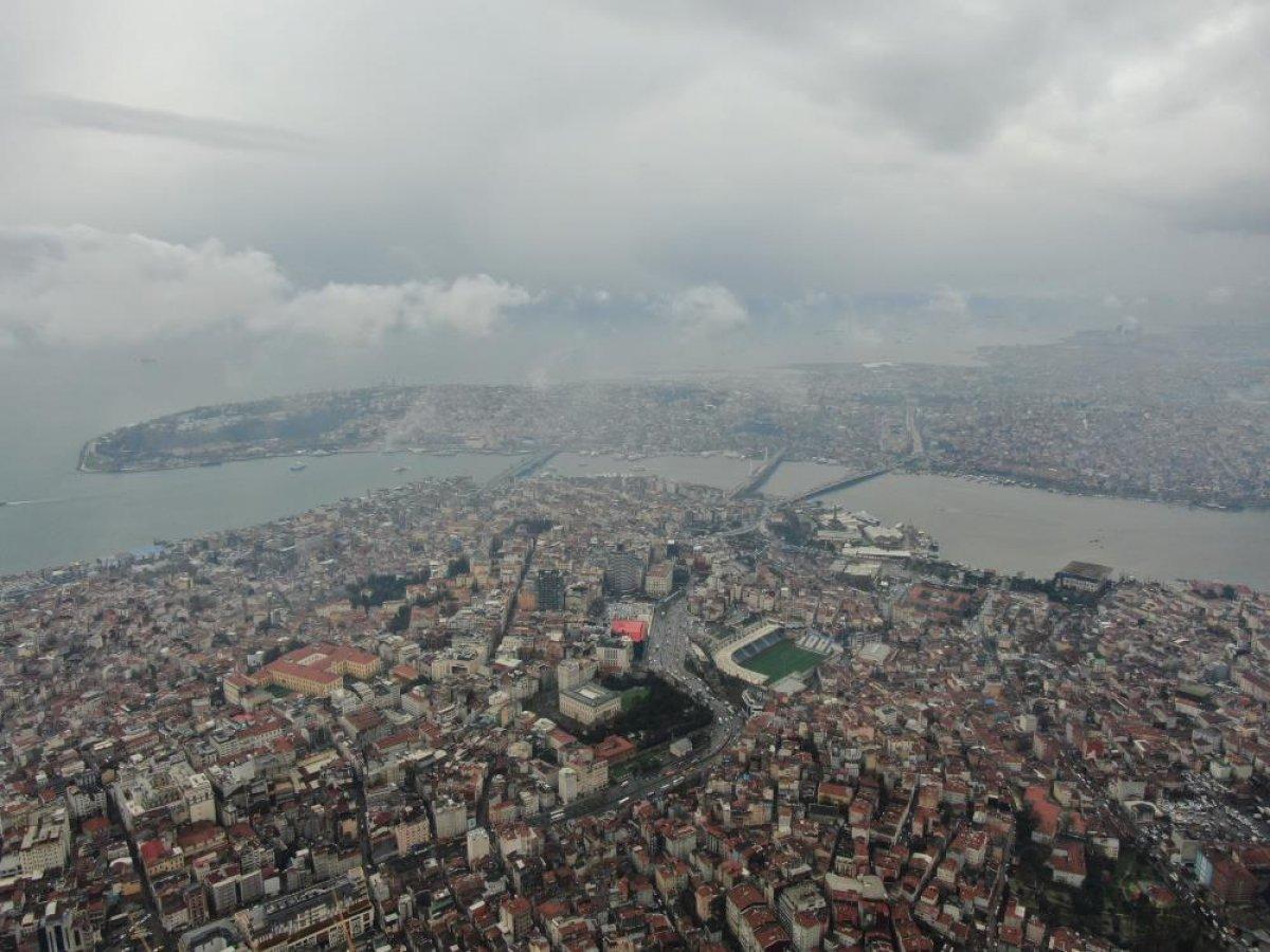 Kar yağışı sonrası İstanbul manzaraları