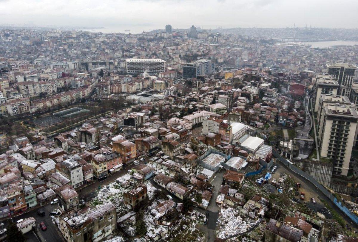 Kar yağışı sonrası İstanbul manzaraları