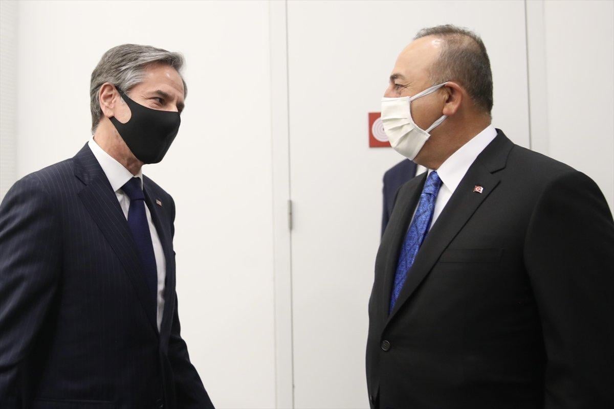Mevlüt Çavuşoğlu, ABD Dışişleri Bakanı Antony Blinken ile görüştü