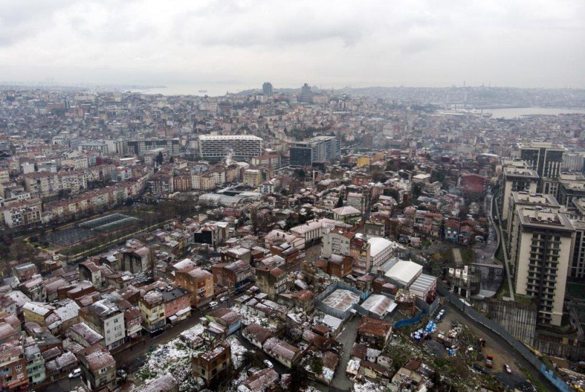 Kar yağışı sonrası İstanbul manzaraları