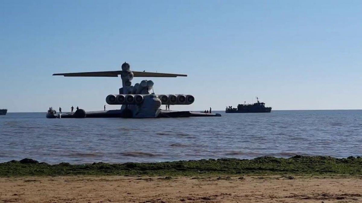 Sovyetler'in 'Hazar Denizi Canavarı' Moskova’ya götürüldü