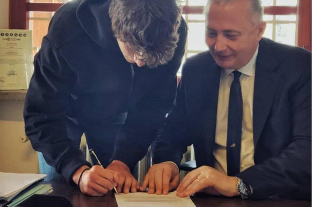 Mussolini'nin torununun oğlu, Lazio'yla sözleşme imzaladı