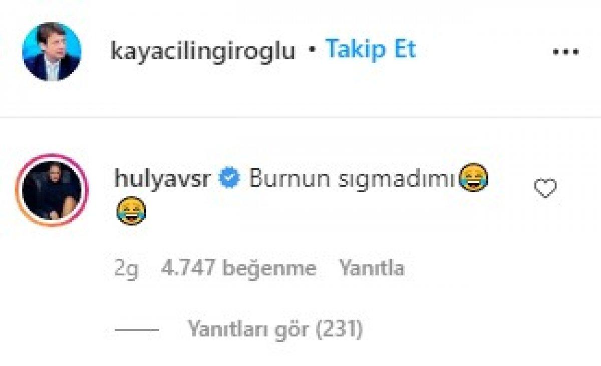Hülya Avşar'dan Kaya Çilingiroğlu'nun fotoğrafına yorum