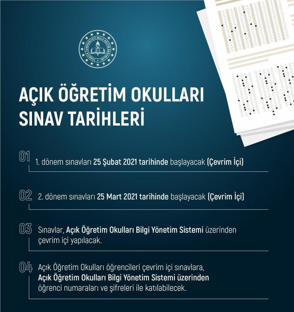 AÖL sınavları başladı mı, kaçta? AÖL 2.dönem sınavları kaç gün sürecek? 2021 AÖL sınav giriş ekranı