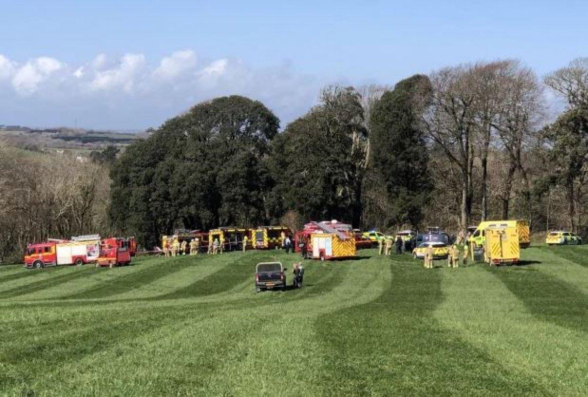 İngiltere Kraliyet Hava Kuvvetleri’ne ait uçak düştü