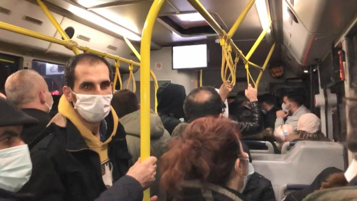 Eyüpsultan'da fazla yolcu tartışması karakolda bitti