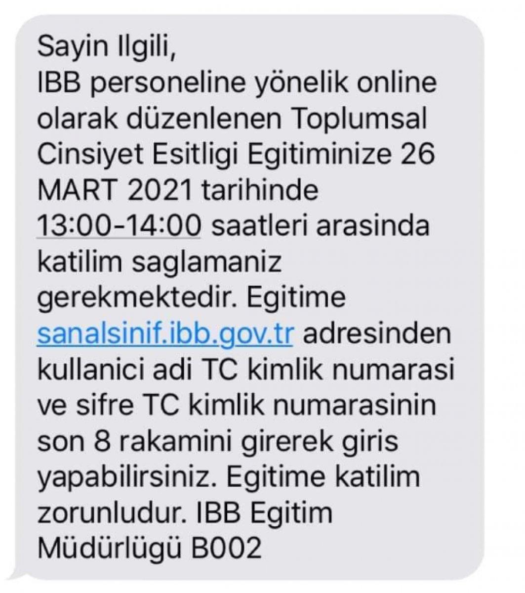 İBB çalışanlarına LGBT dersine katılın SMS'leri gönderiliyor