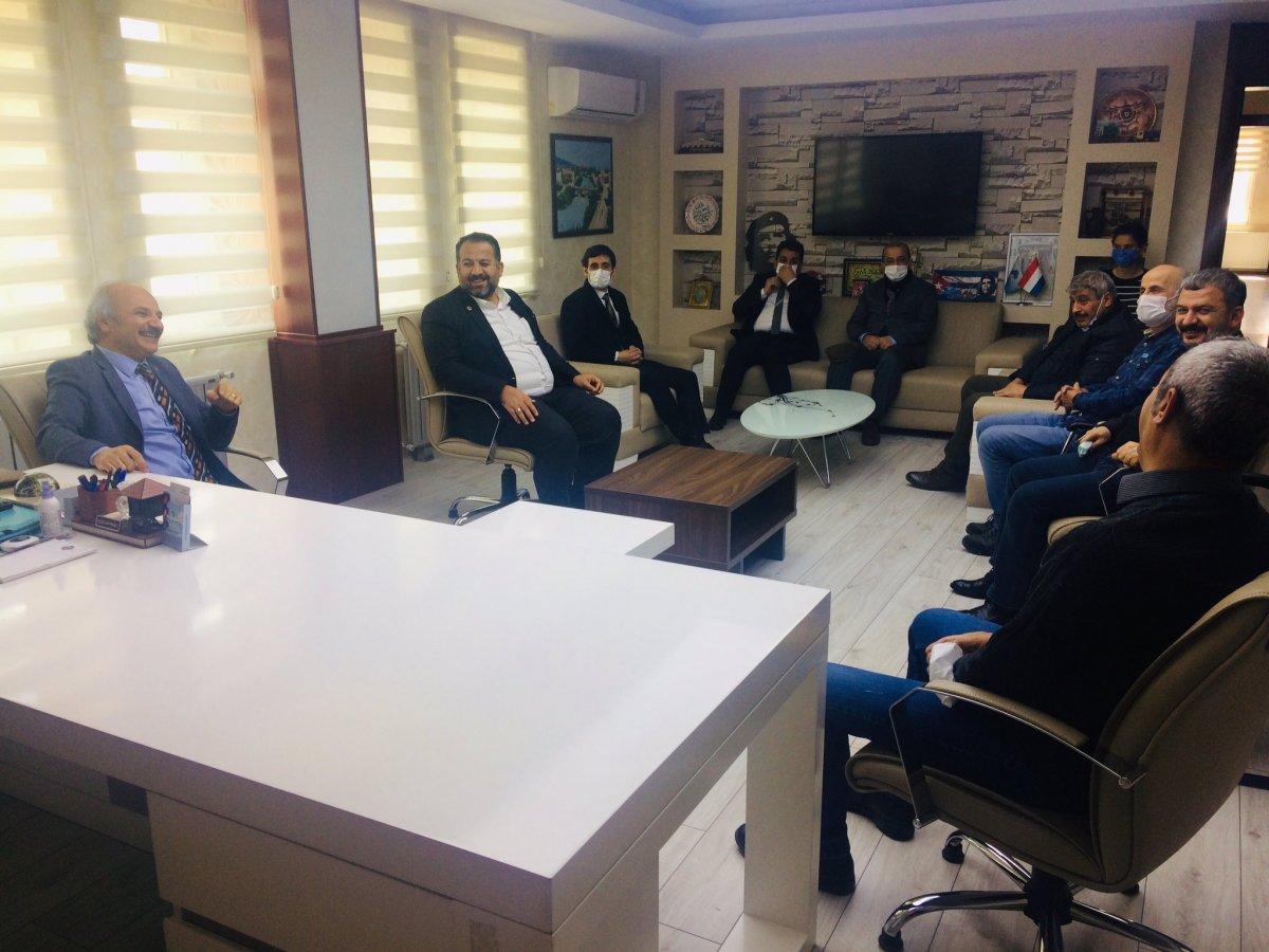 Saadet Partisi heyetinden Fatih Mehmet Maçoğlu'na ziyaret