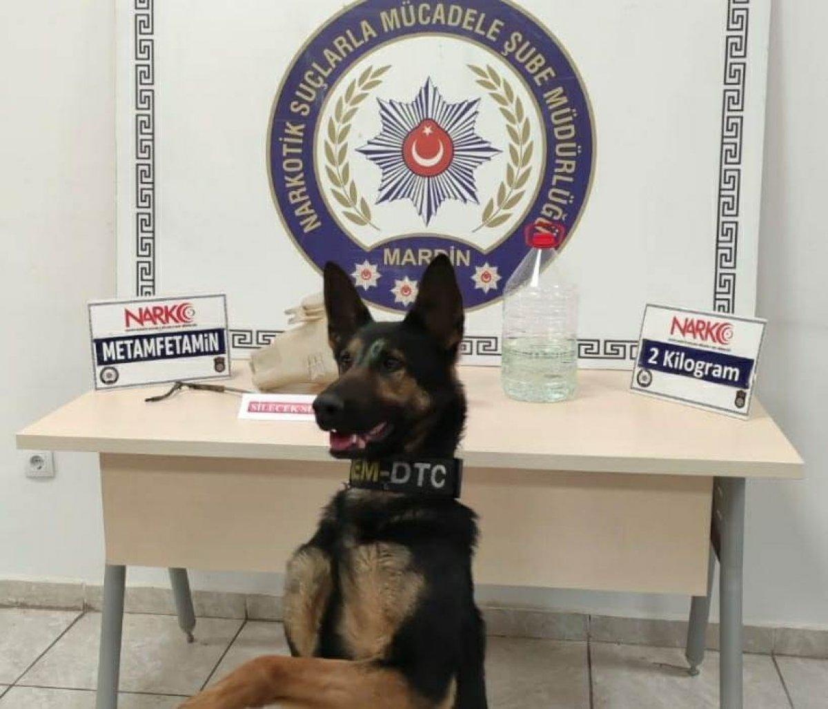 Mardin'de silecek suyu deposunda uyuşturucu yakalandı