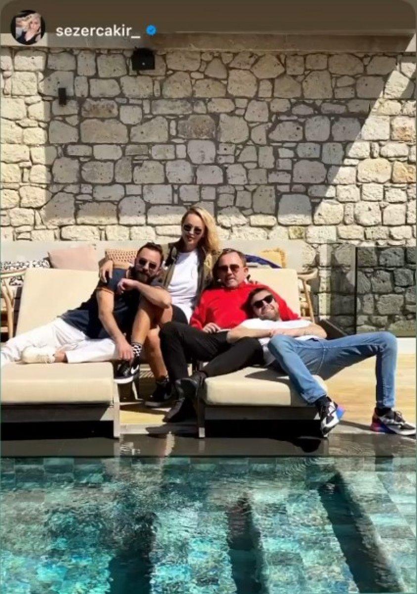 Sergen Yalçın ile Murat Dalkılıç tatilde