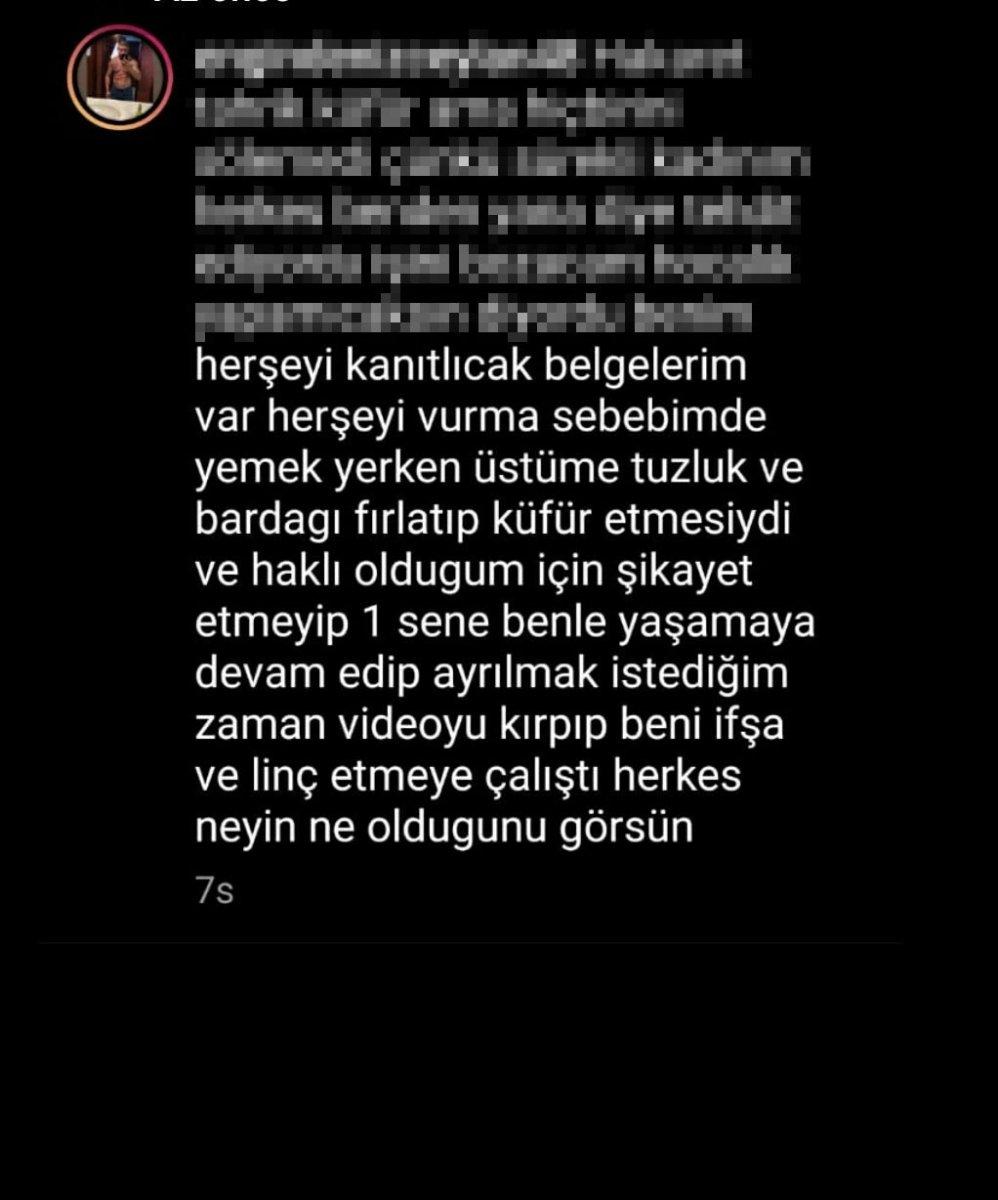 Marmaris’te kadına şiddet kamerada