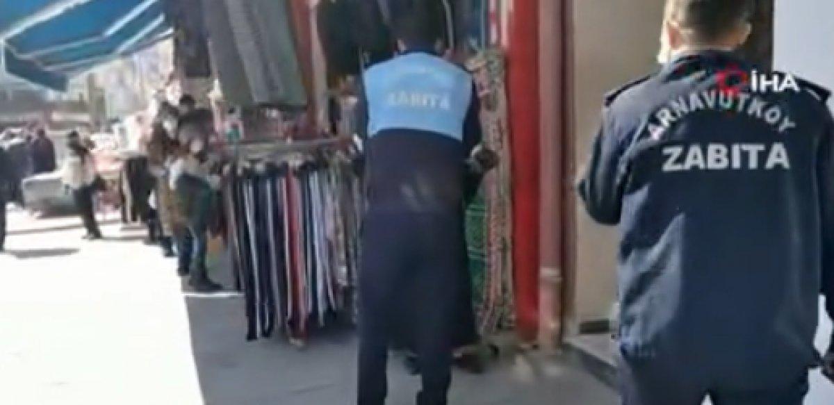 Arnavutköy'de dilencilik yapan kadın zabıtayı harekete geçirdi