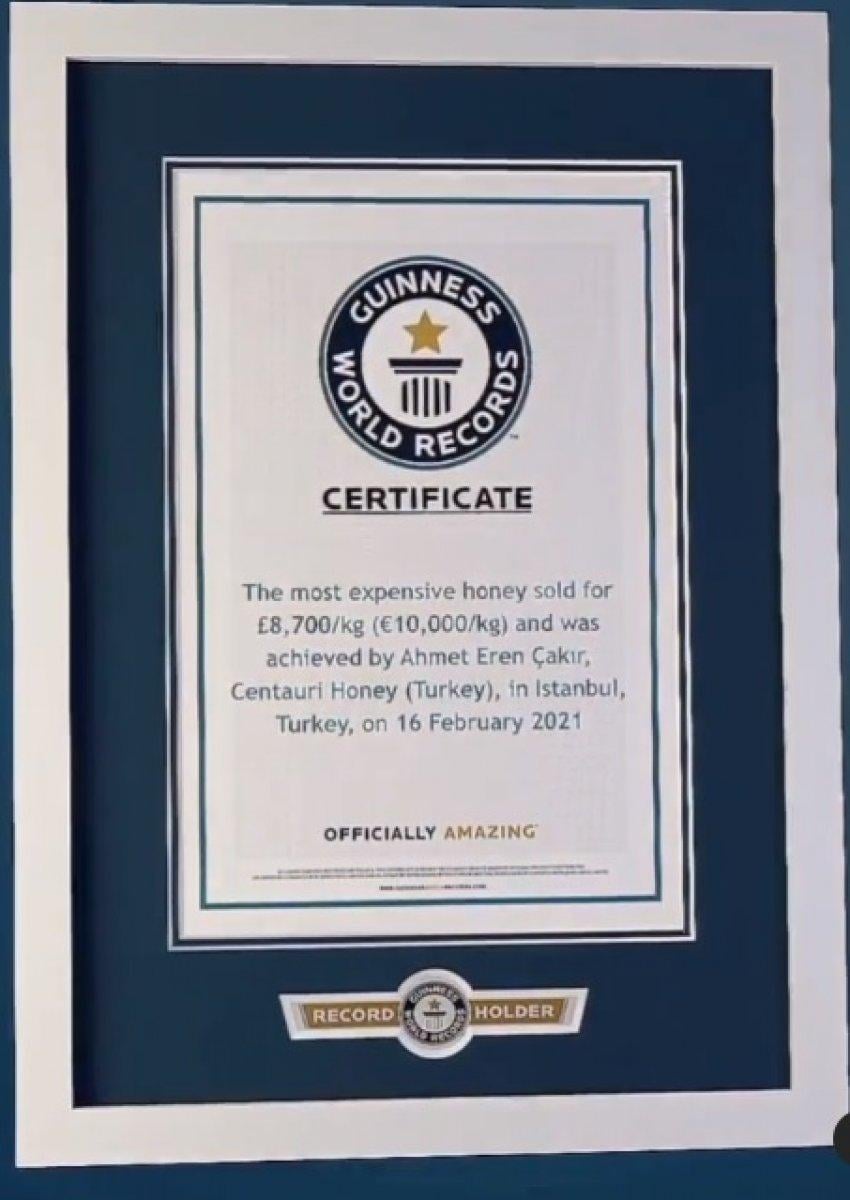 Türk balı, Guinness Rekorlar Kitabı'nda