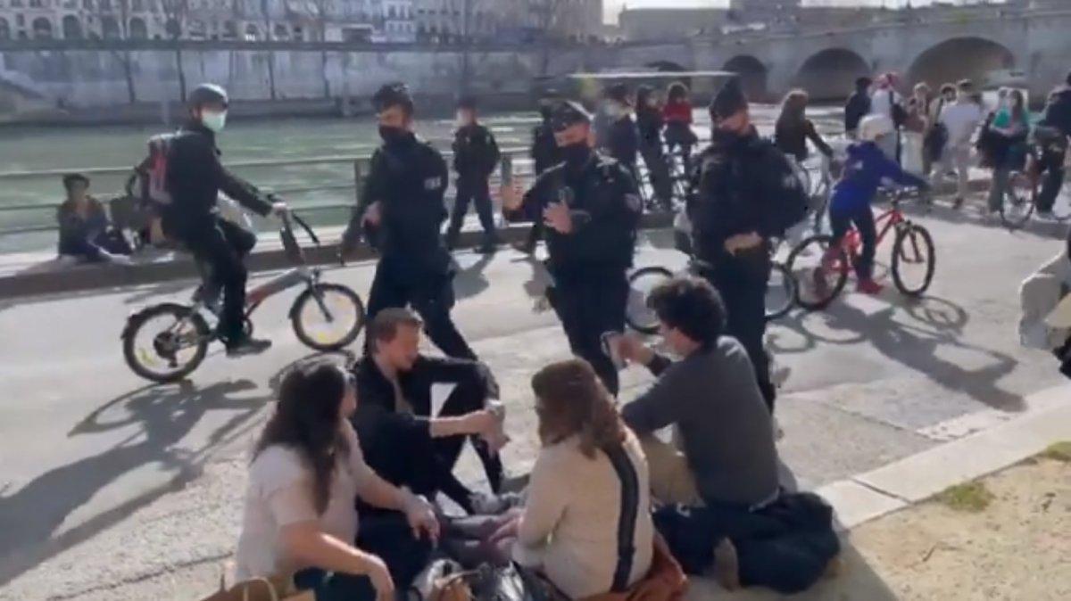 Paris'te polis alkol denetimi yaptı