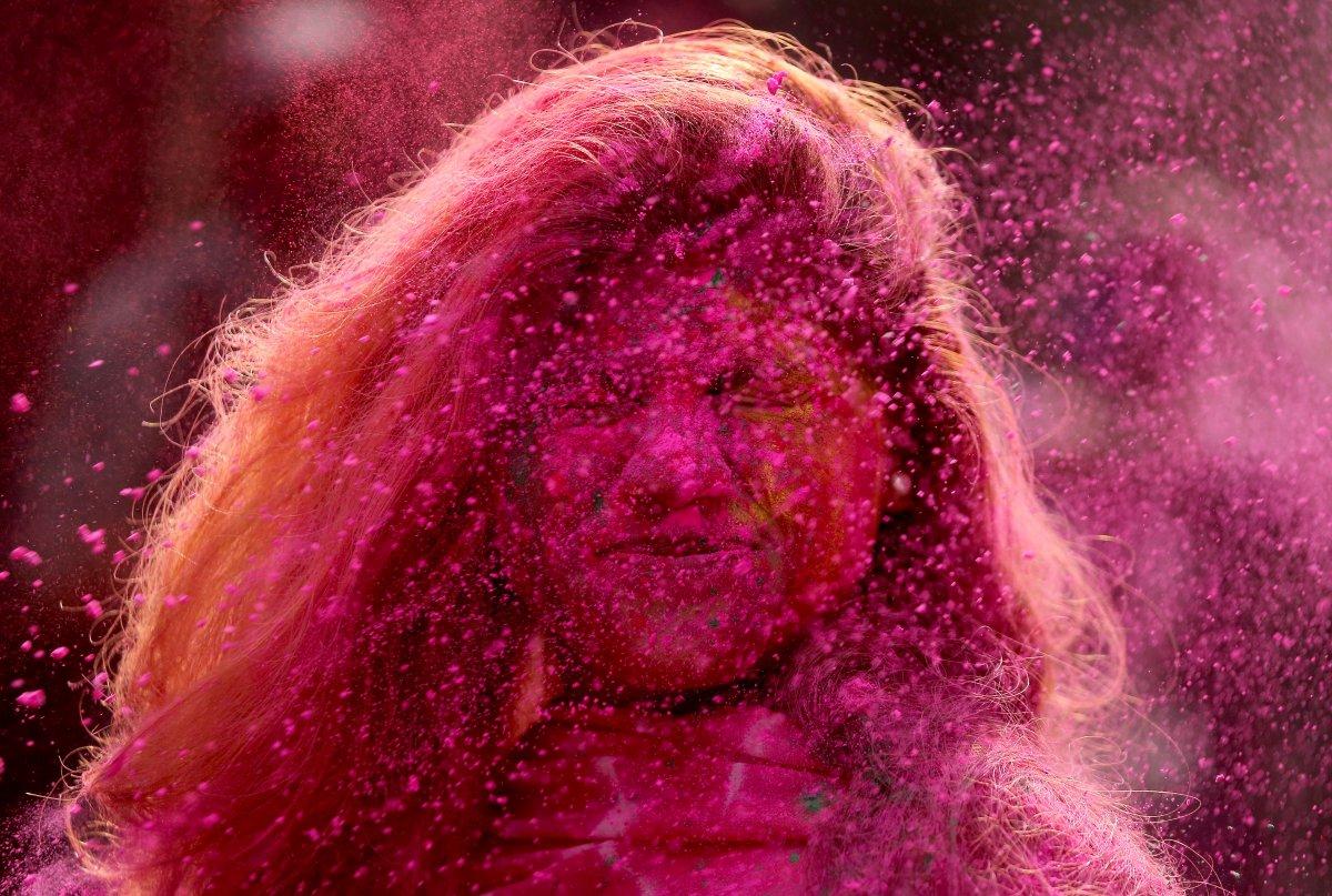 Hindistan'da Holi Festivali kutlandı