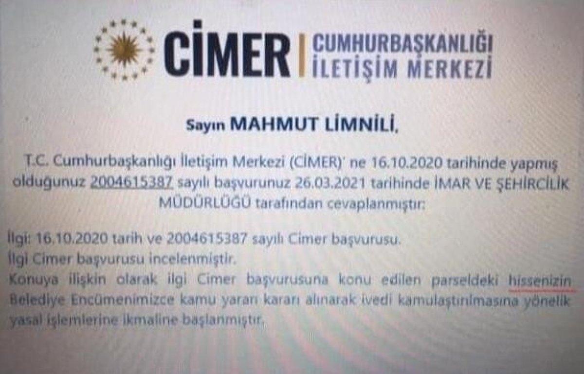 İzmir'de kendisine ait bir yolu daha ulaşıma kapattı