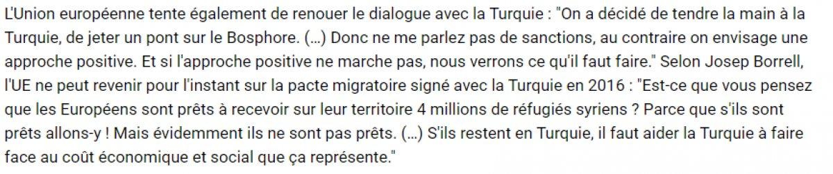 Joseph Borrell: Bana Türkiye'ye yaptırımdan bahsetmeyin