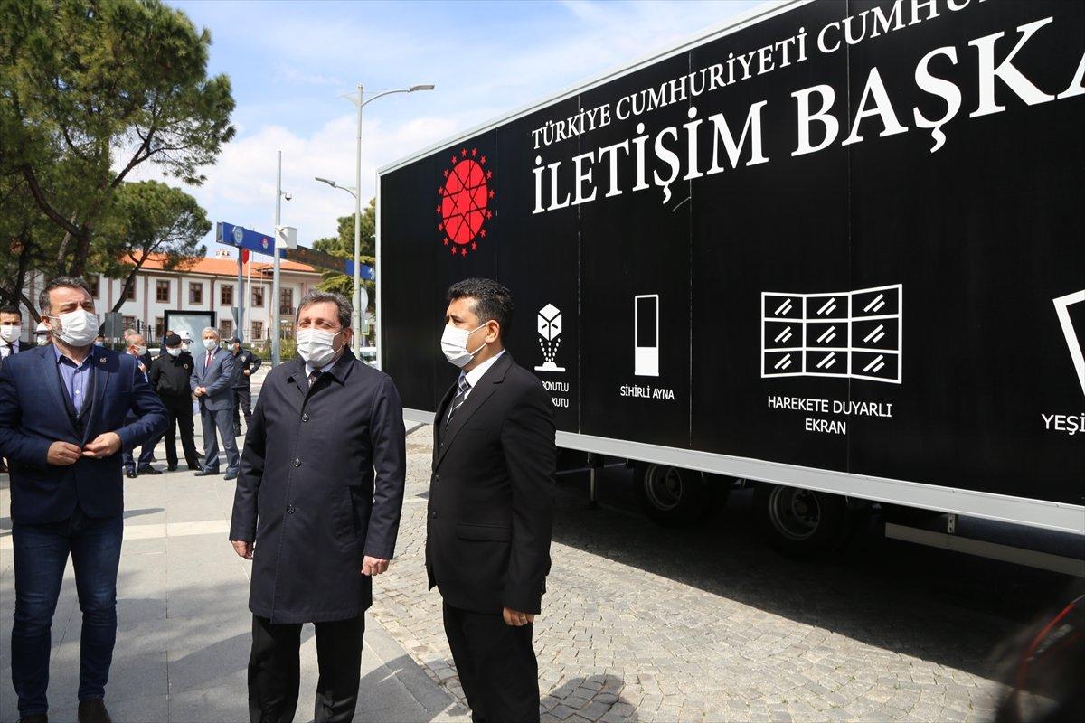 Cumhurbaşkanlığı İletişim Başkanlığı Dijital Tırı 7. durağı Muğla’da ziyarete açıldı