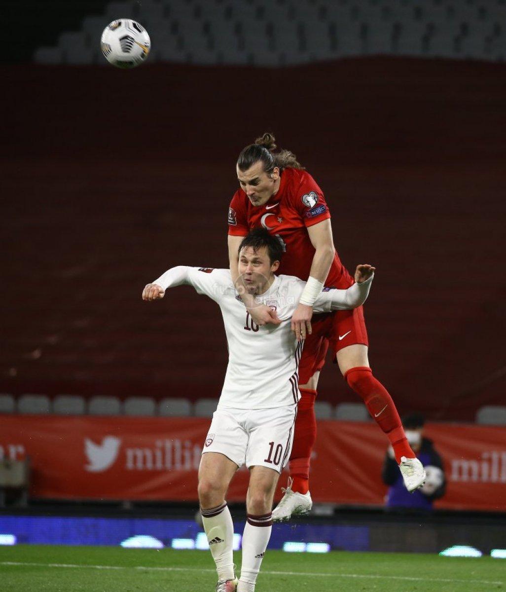 A Milli Takımımız Letonya ile berabere kaldı