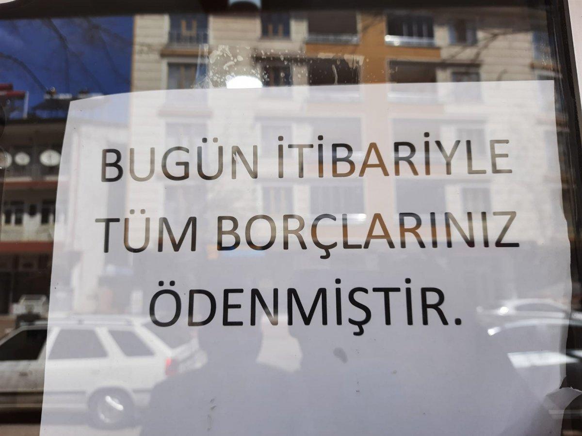 Bingöl'de hayırsever 30 bakkaldaki borçları kapattı