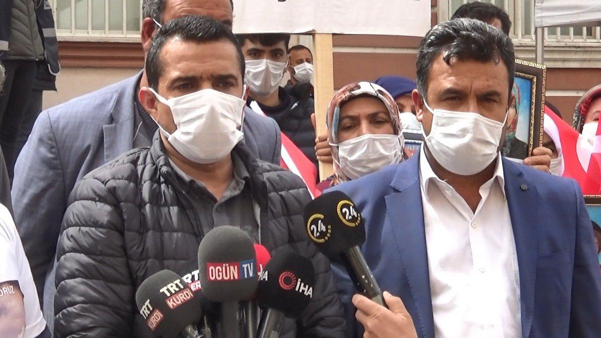 Evlat nöbetindeki aileler, zorla nöbete katıldıkları iddialarını yalanladı