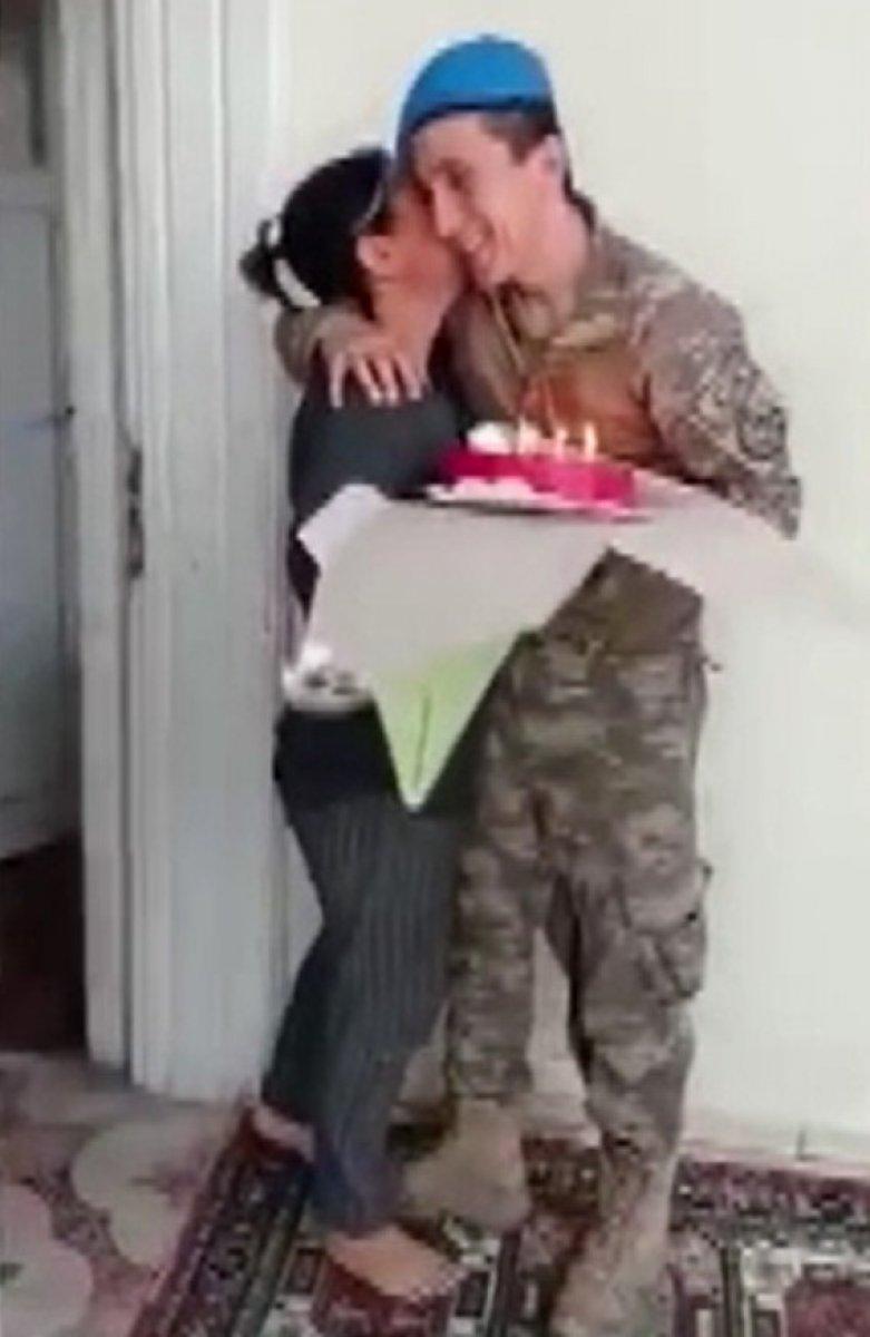 Mehmetçik doğum günü sürprizi