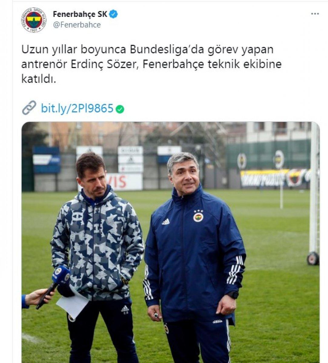 Emre Belözoğlu'nun yardımcısı Erdinç Sözer oldu