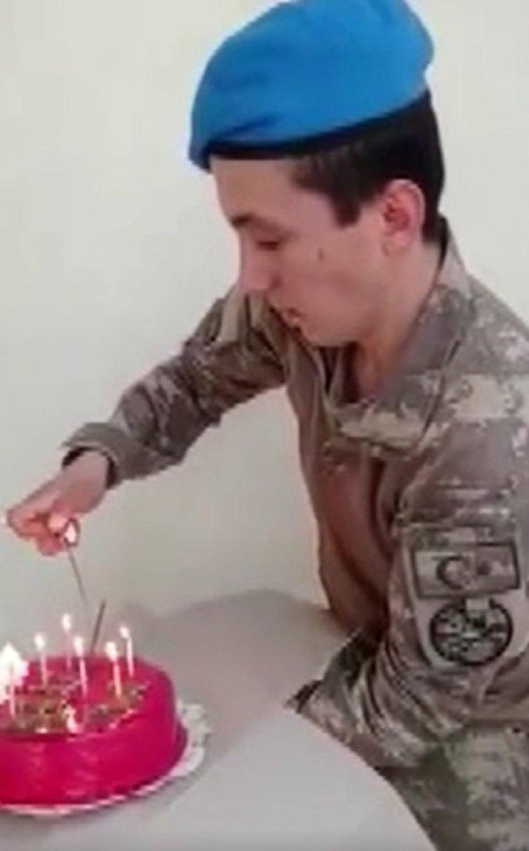 Mehmetçik doğum günü sürprizi