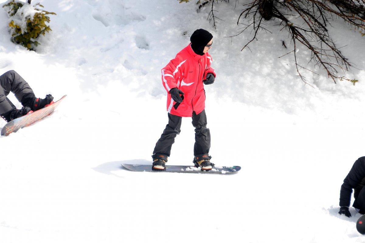 Kartepe Kayak Merkezi'nde sezon hala bitmedi