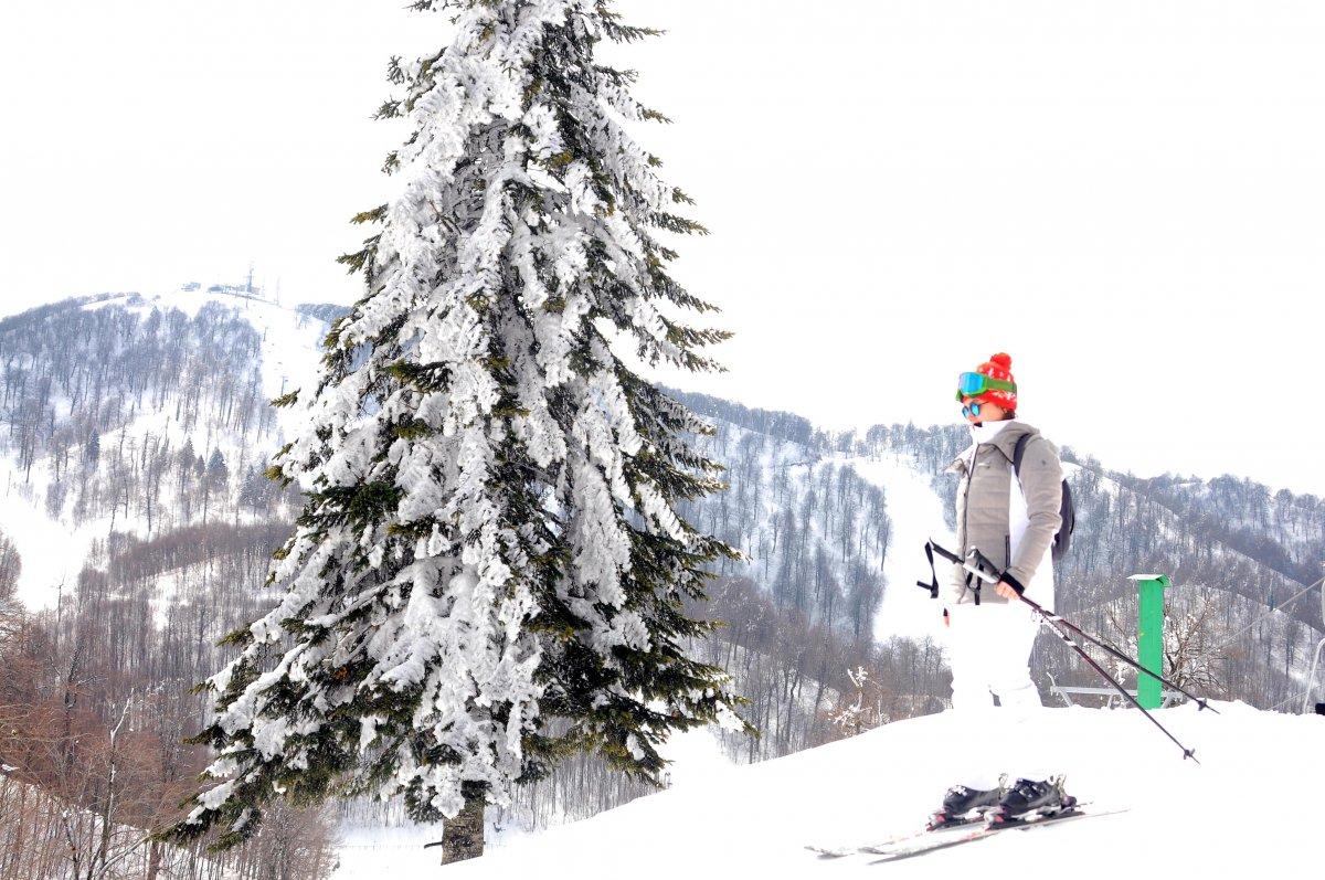 Kartepe Kayak Merkezi'nde sezon hala bitmedi