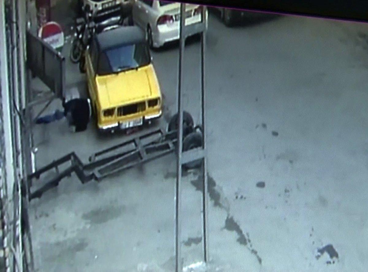 Arnavutköy’de evli kadınla basılan adam camdan atladı