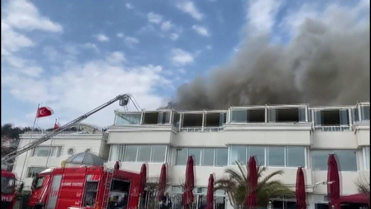 Baltalimanı Polis Evi'nde korkutan yangın