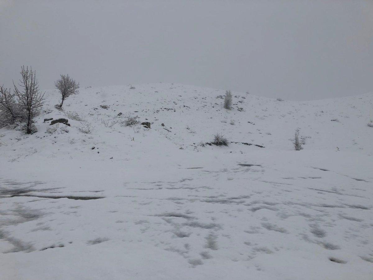 Şırnak, Nisan ayında beyaza büründü