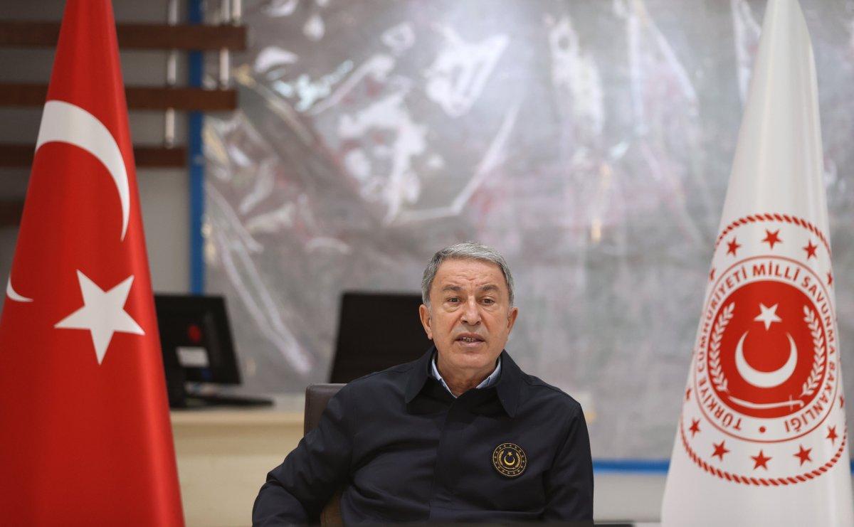 Hulusi Akar, Namaz Dağı'nda incelemelerde bulundu