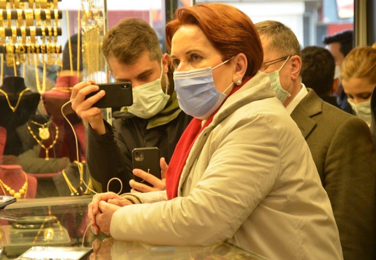 Meral Akşener, Hakkari'de esnafı ziyaret etti