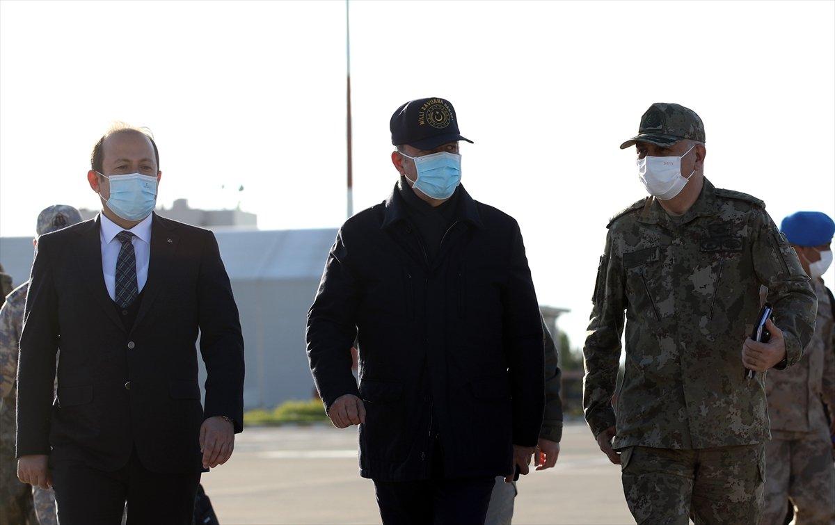 Hulusi Akar, Namaz Dağı'nda incelemelerde bulundu